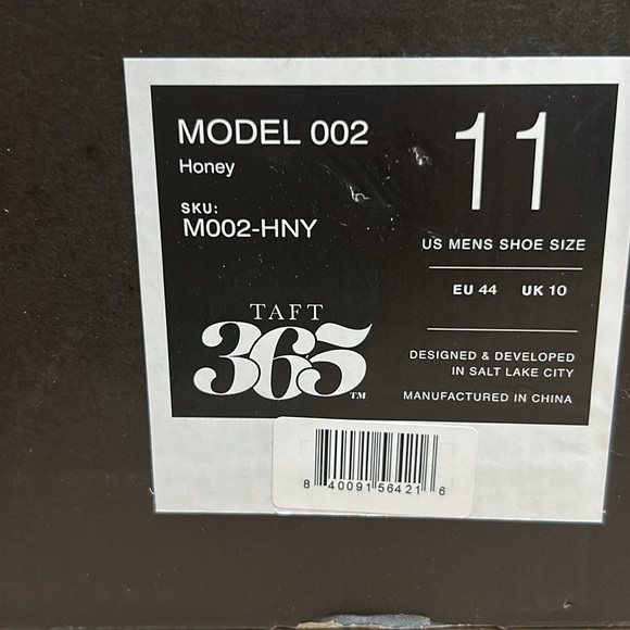 NIB! TAFT 365 Men's Model 002 Moc-toe Boot, Honey - Picture 9 of 10